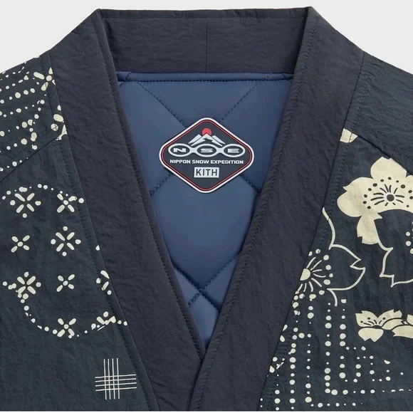 Kith Columbia NSE Reversible Nocturnal  Montsuki Jacket size Large In hand - Picture 6 of 15